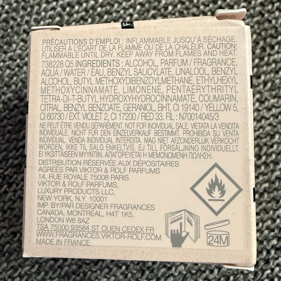 Viktor & Rolf Flowerbomb Eau De Parfum Miniature 7ml 0.24FL.Oz - Picture 11 of 14